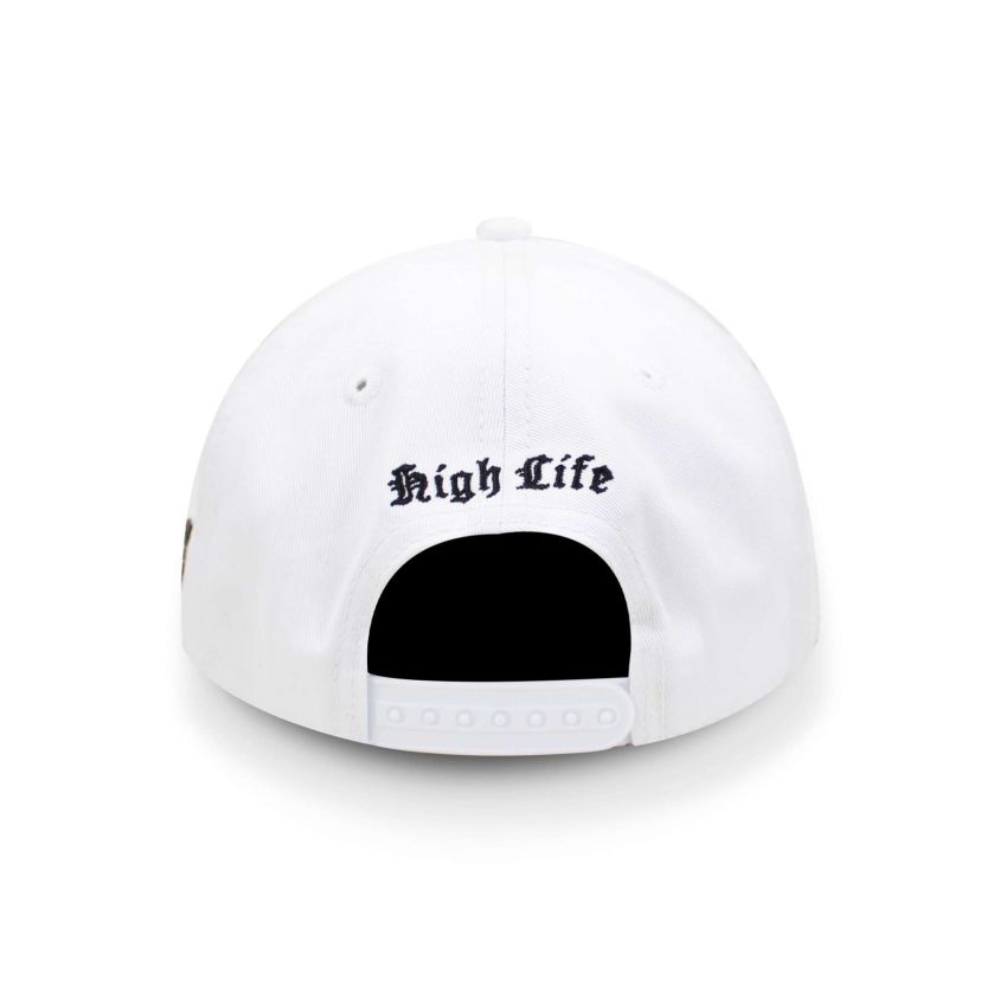 Gorra Snapback Cash Only blanco FELIX 01