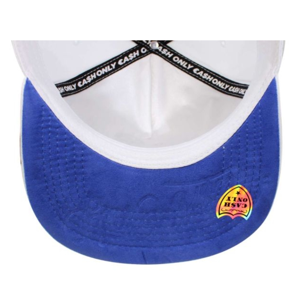 Gorra Snapback Cash Only blanco FELIX 01