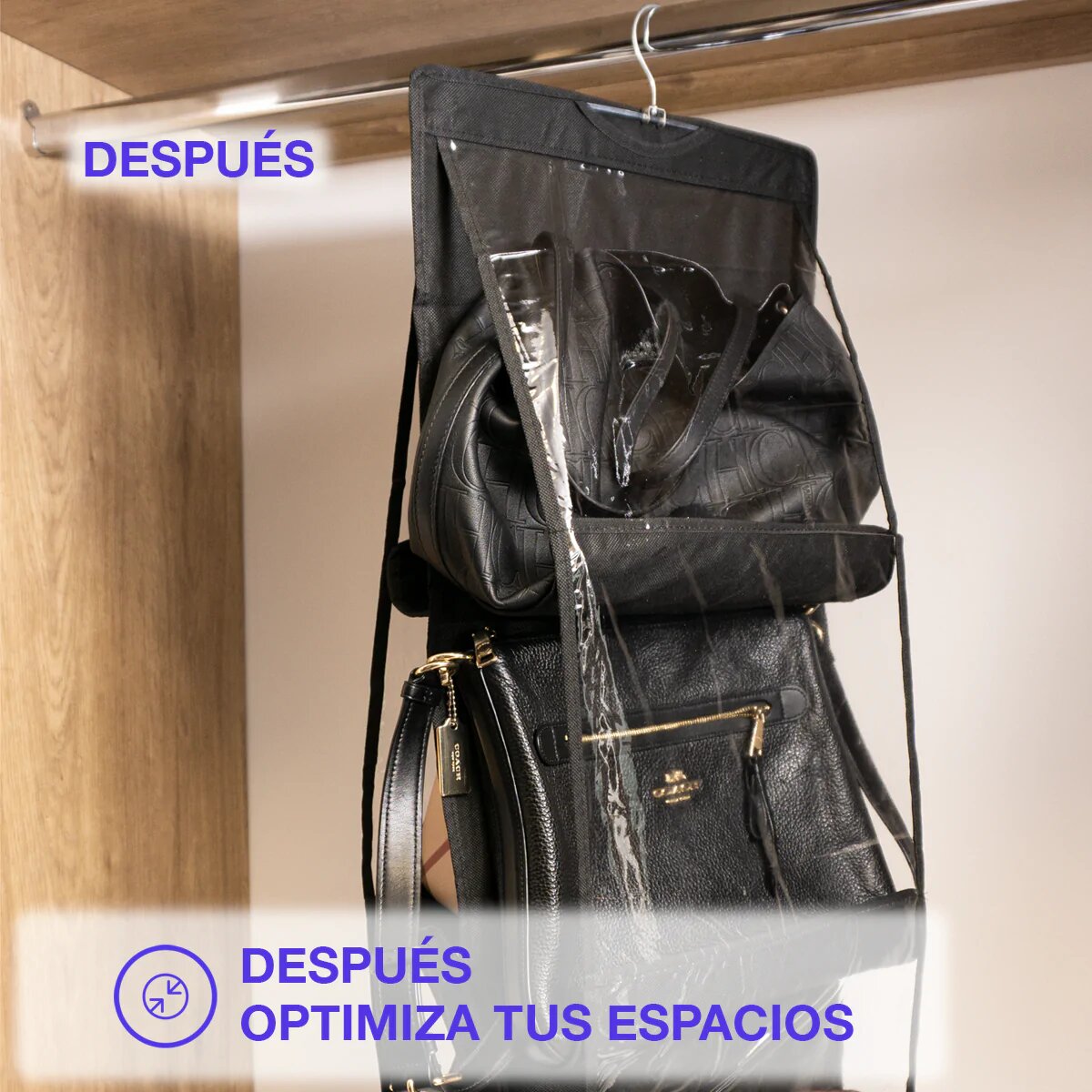 Organizador De Bolsas Para Colgar En Armario