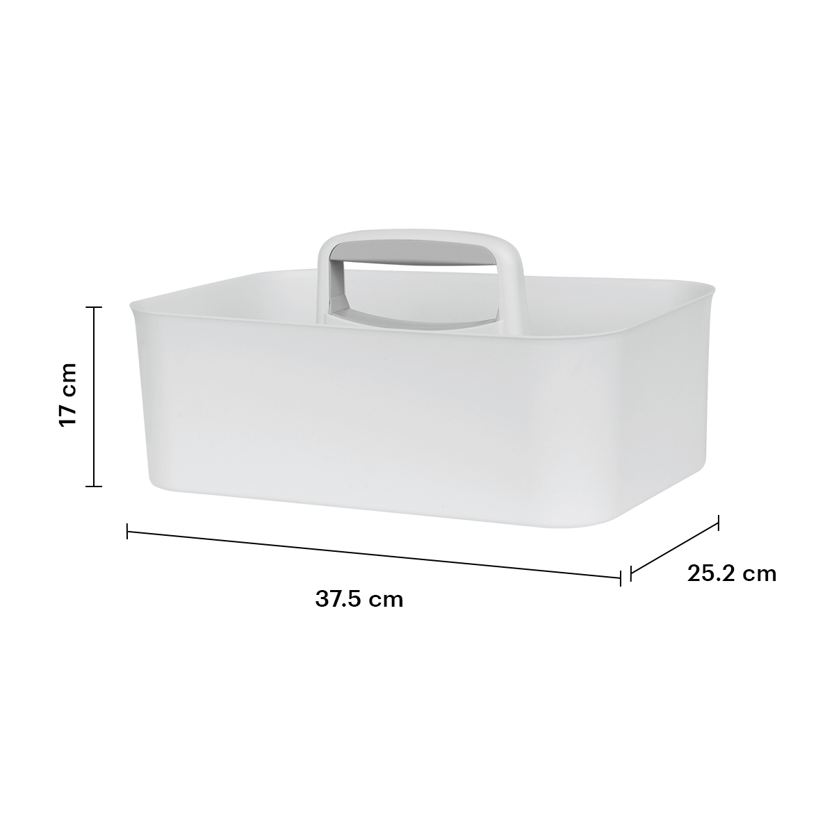 Canasta Organizadora Apilable Porta Blanco, Grande