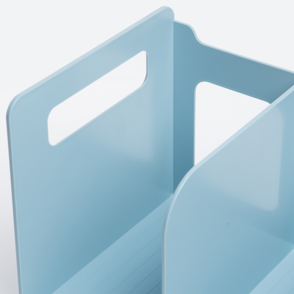 Organizador de escritorio y Estante de libros 2 divisiones - 2 cajones, Azul