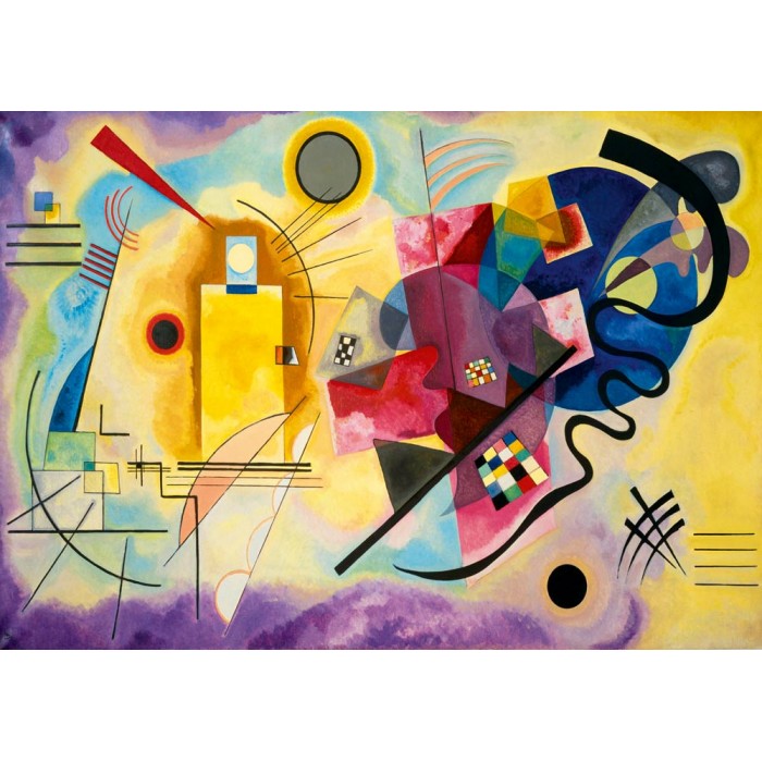 Rompecabezas Gelb-Rot-Blau 1925 Kandinsky Bluebird 1000 pz