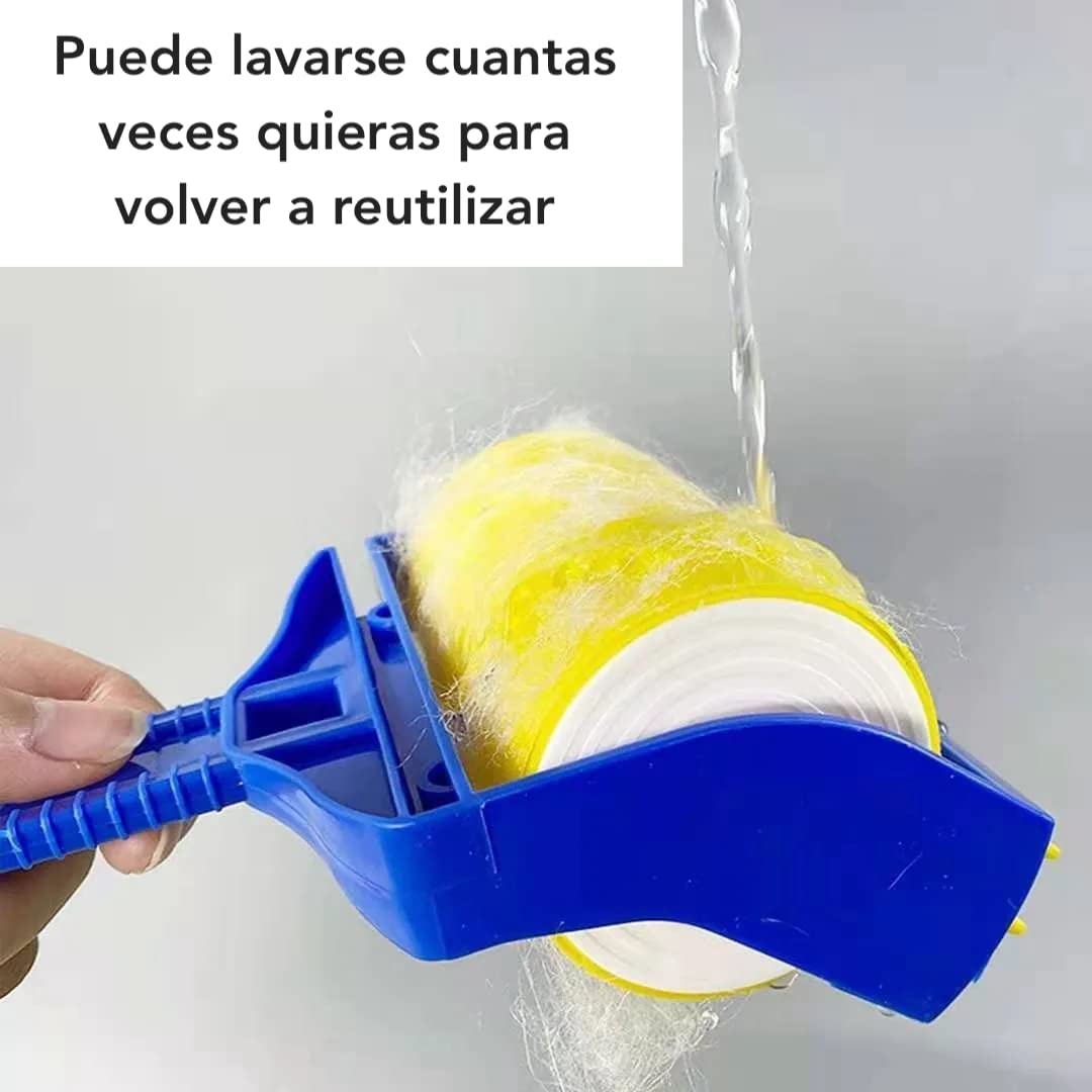 Rodillo Adhesivo Quita Pelusa - AJR - Removedor De Pelo Lavable Reutilizable