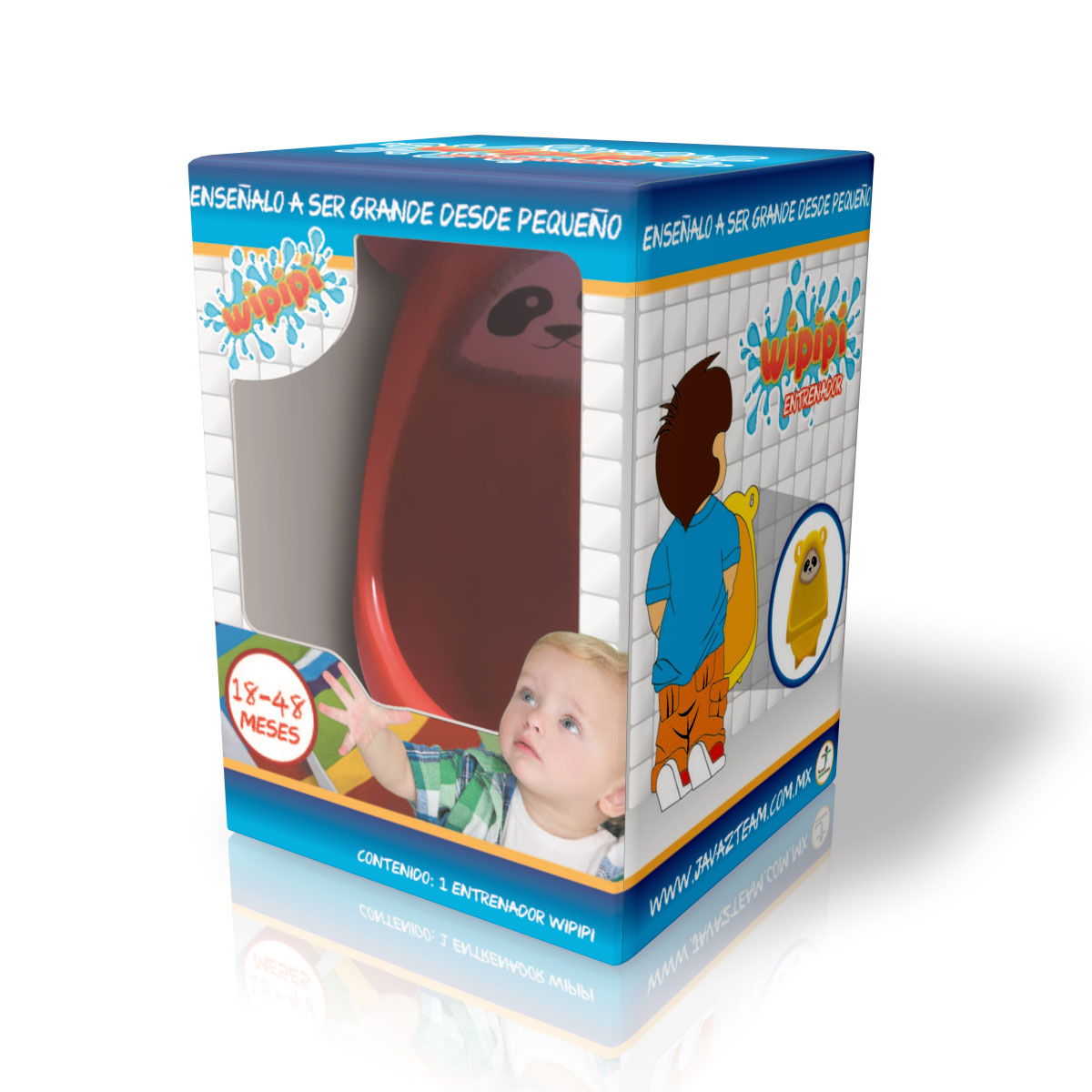 Mingitorio Entrenador Wipipi de Bebé, verde, EW0114VE COSMOTOOLS