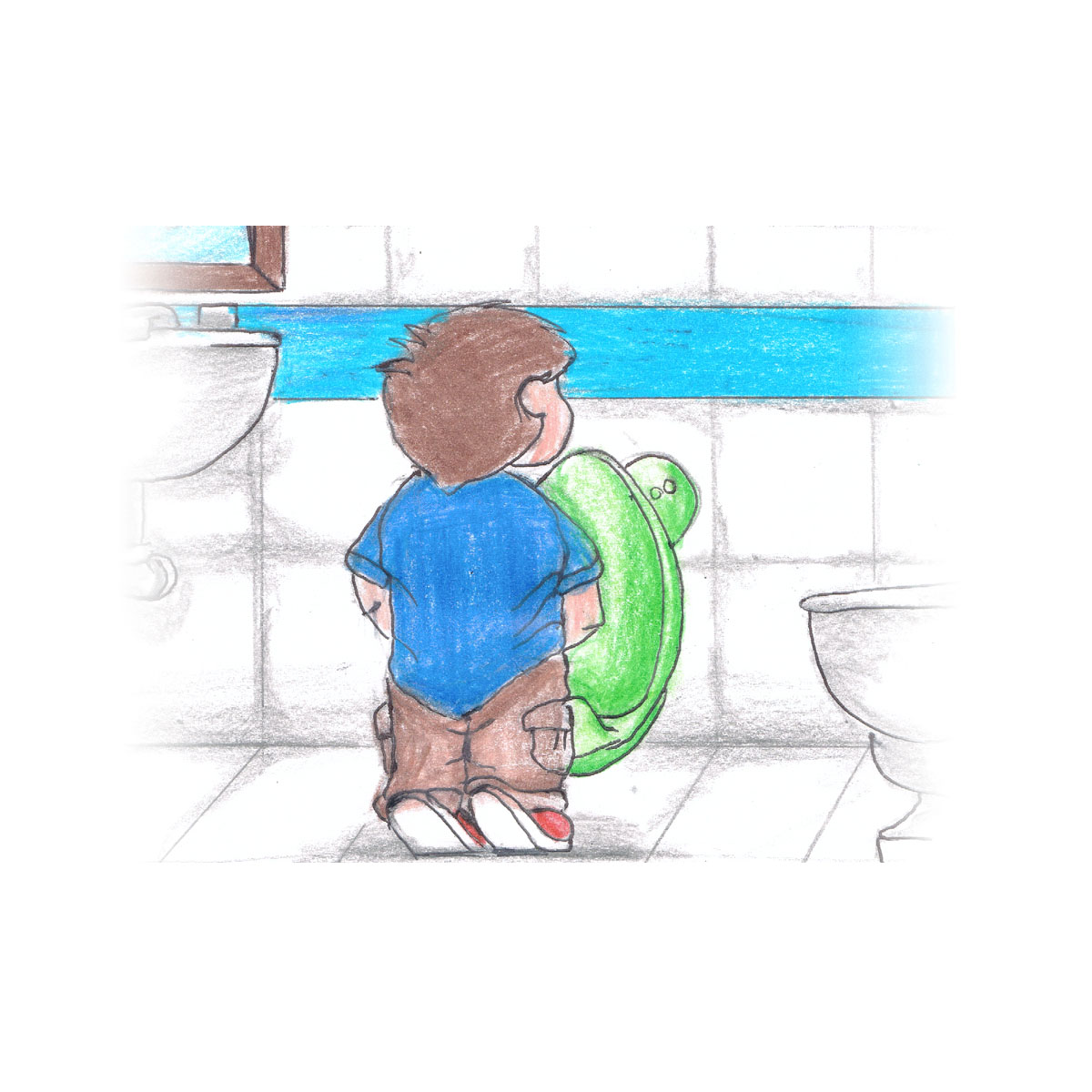 Mingitorio Entrenador Wipipi de Bebé, verde, EW0114VE COSMOTOOLS