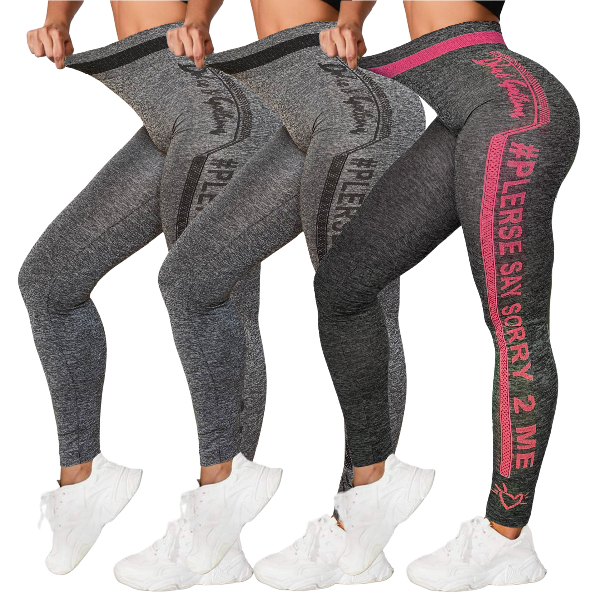 Pack 3 Leggins Strech Terciopelo Malla Leggins Mallon Leging