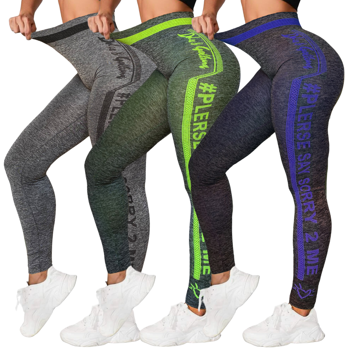 Pack 3 Leggins Strech Terciopelo Malla Leggins Mallon Leging