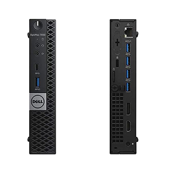 CPU DELL OPTIPLEX 7050 MINI - Intel Core i5-7a Gen, 16GB RAM -256GB SSD, WINDOWS 10, EQUIPO CLASE A, REACONDICIONADO