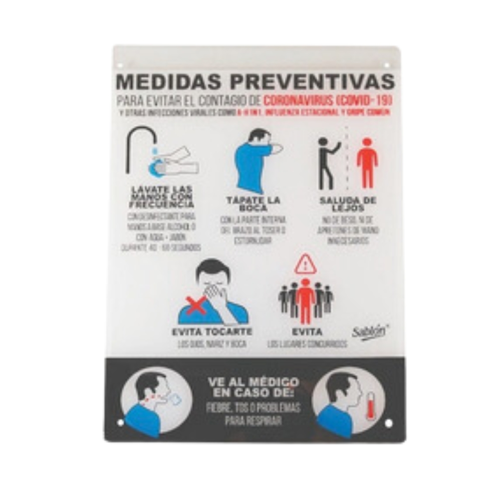 Kit Tapete Sanitizante Mas Letreros Señalamientos