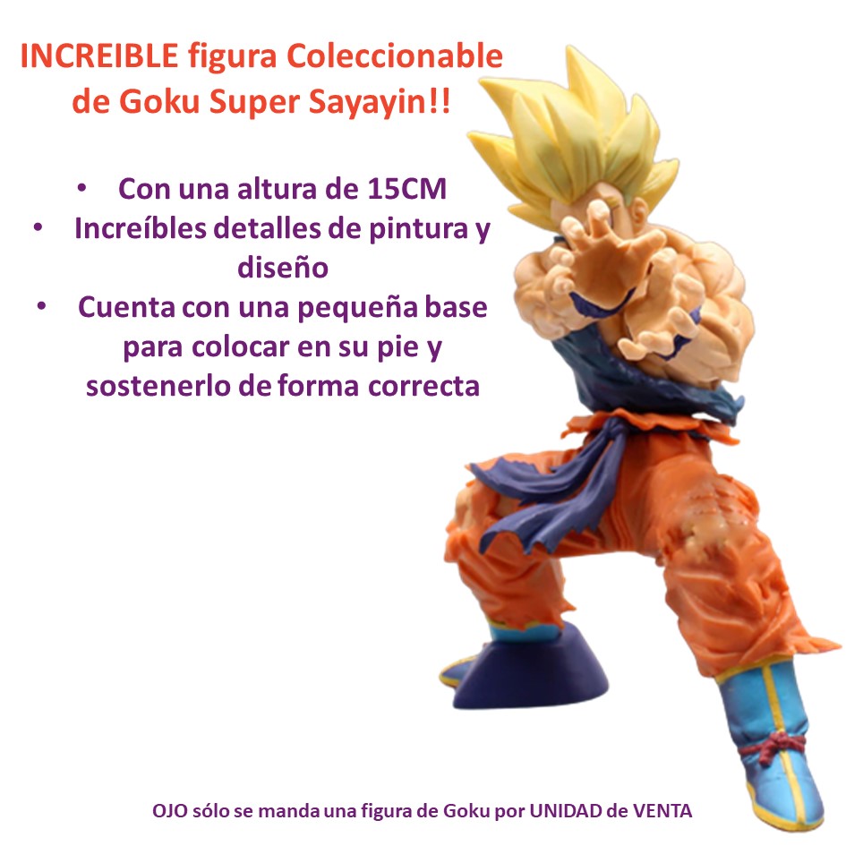 Figura Dragon Ball Goku Super Sayayin 15 Cm