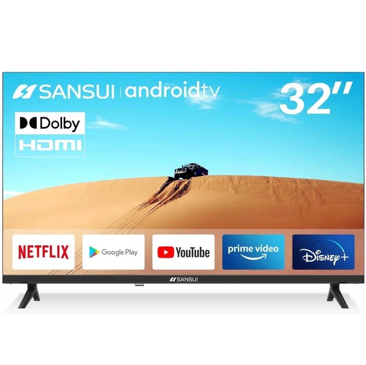 Smart TV 32 pulgadas Android TV Google Assistant HD Wifi SMX-32V1HA