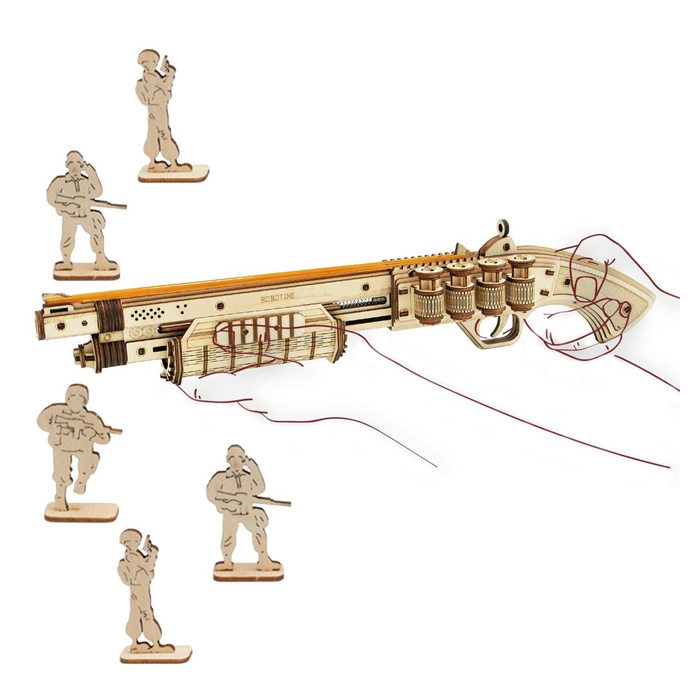 Rompecabezas Pistola Justicia Tirador Robotime.