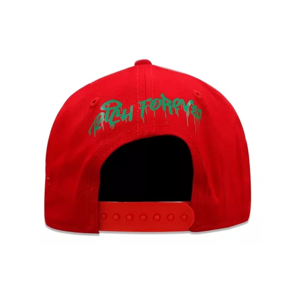 Gorra Snapback Cash Only roja OSO 02