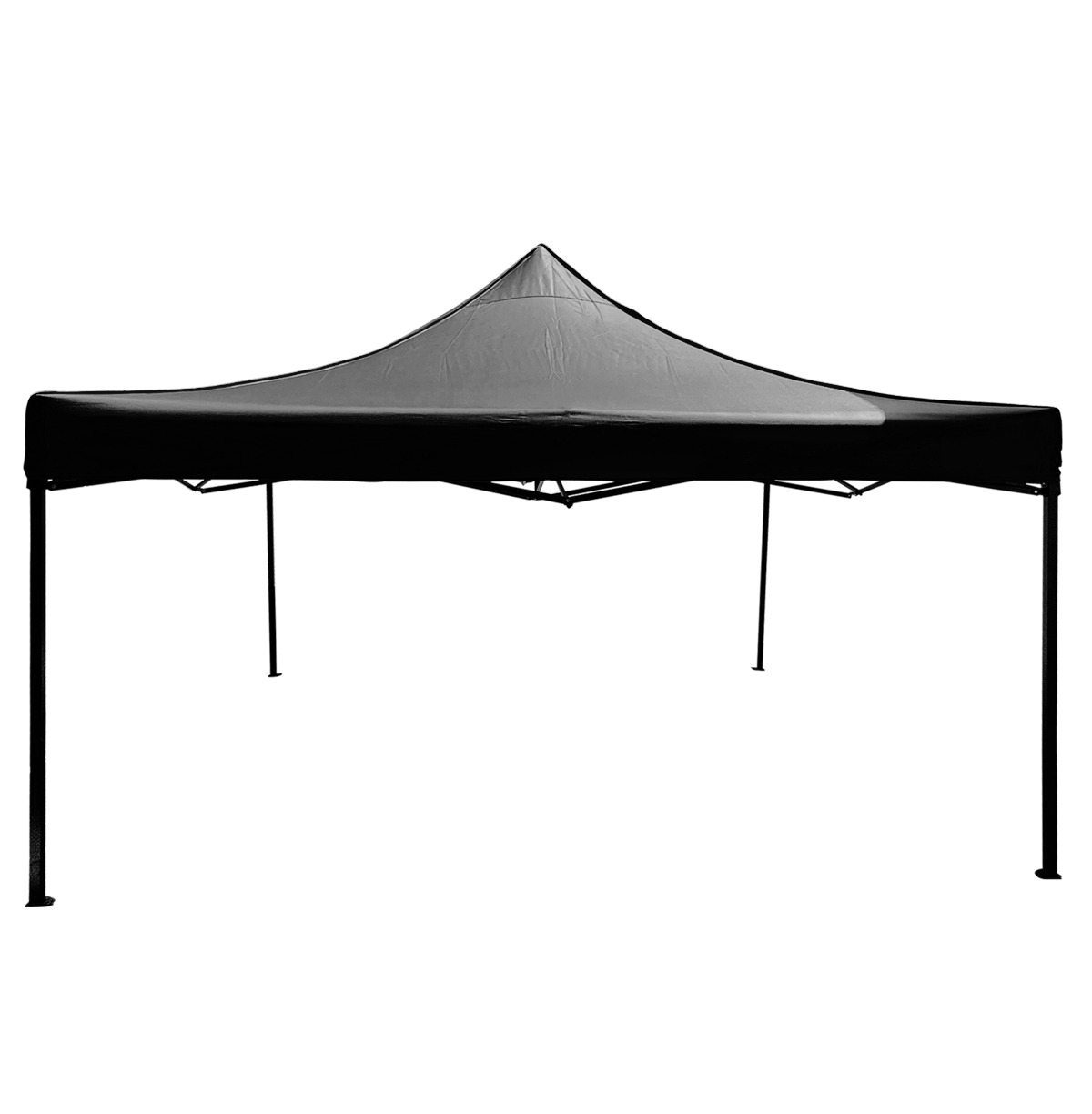 Carpa 3x3 Toldo Negro Reforzado Plegable Impermeable Jardin