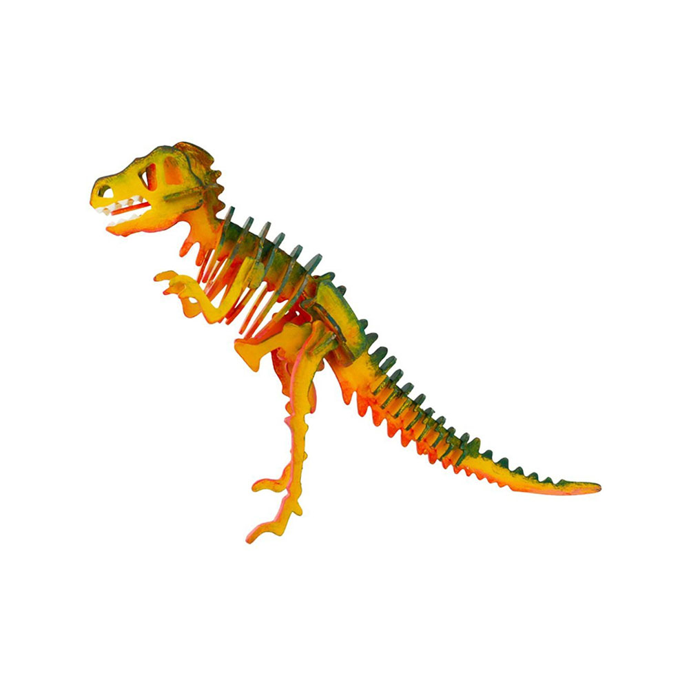 Rompecabezas Dinosaurio T-Rex Armable Madera Robotime