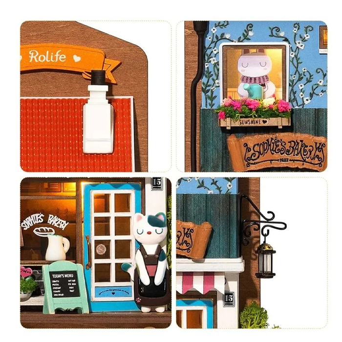 Casa Miniatura Laboratorio Aroma Robotime .