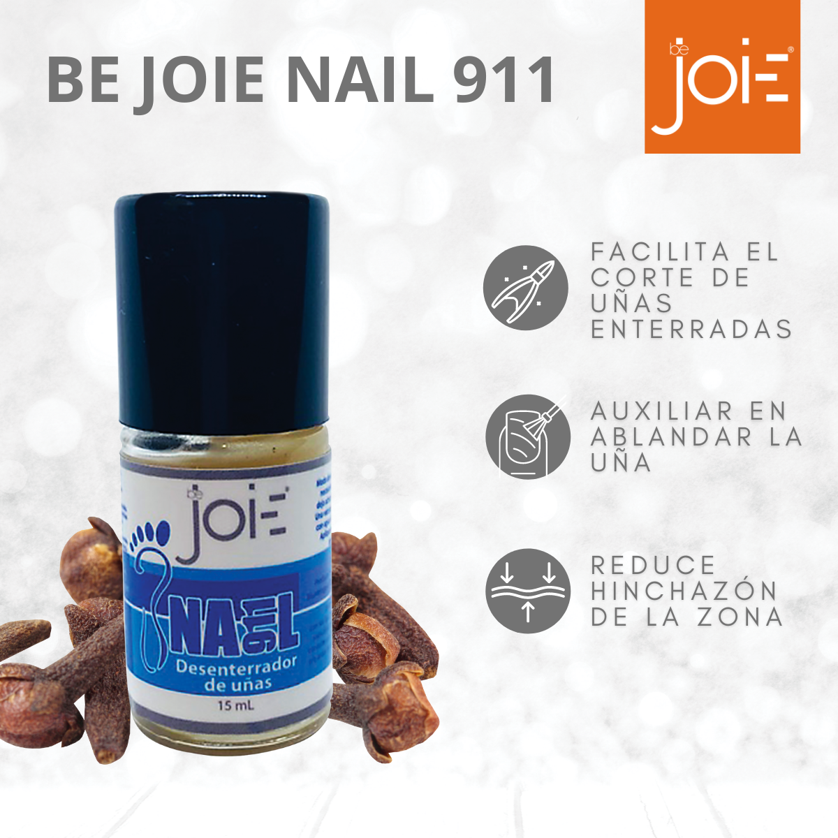 Desenterrador De Uñas Con Aceite Esencial De Clavo/Joie Nail911