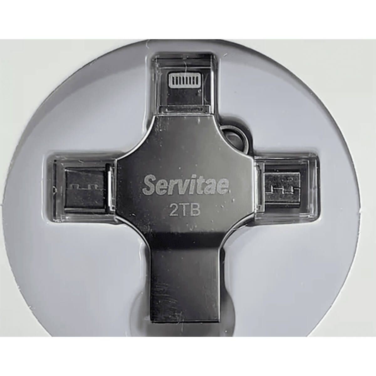 Memoria Otg 4 En 1 iPhone Android iPad Pc Usb-c Lighting 2tb