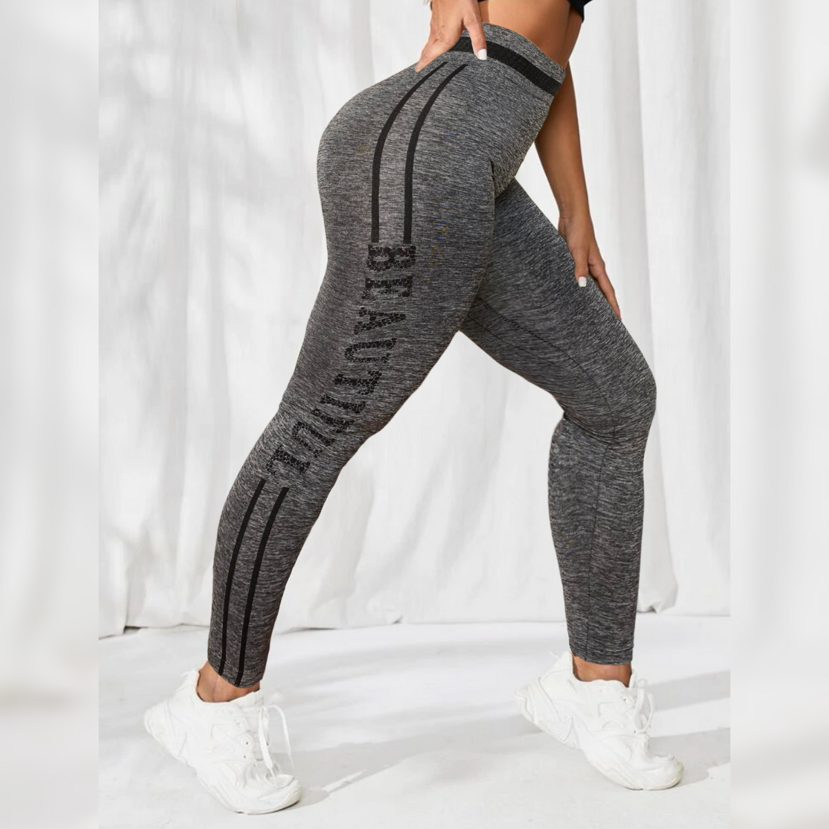 Pack 2 Mallas Afelpadas Lycra Leggins Mujer Mayon Talle Alto