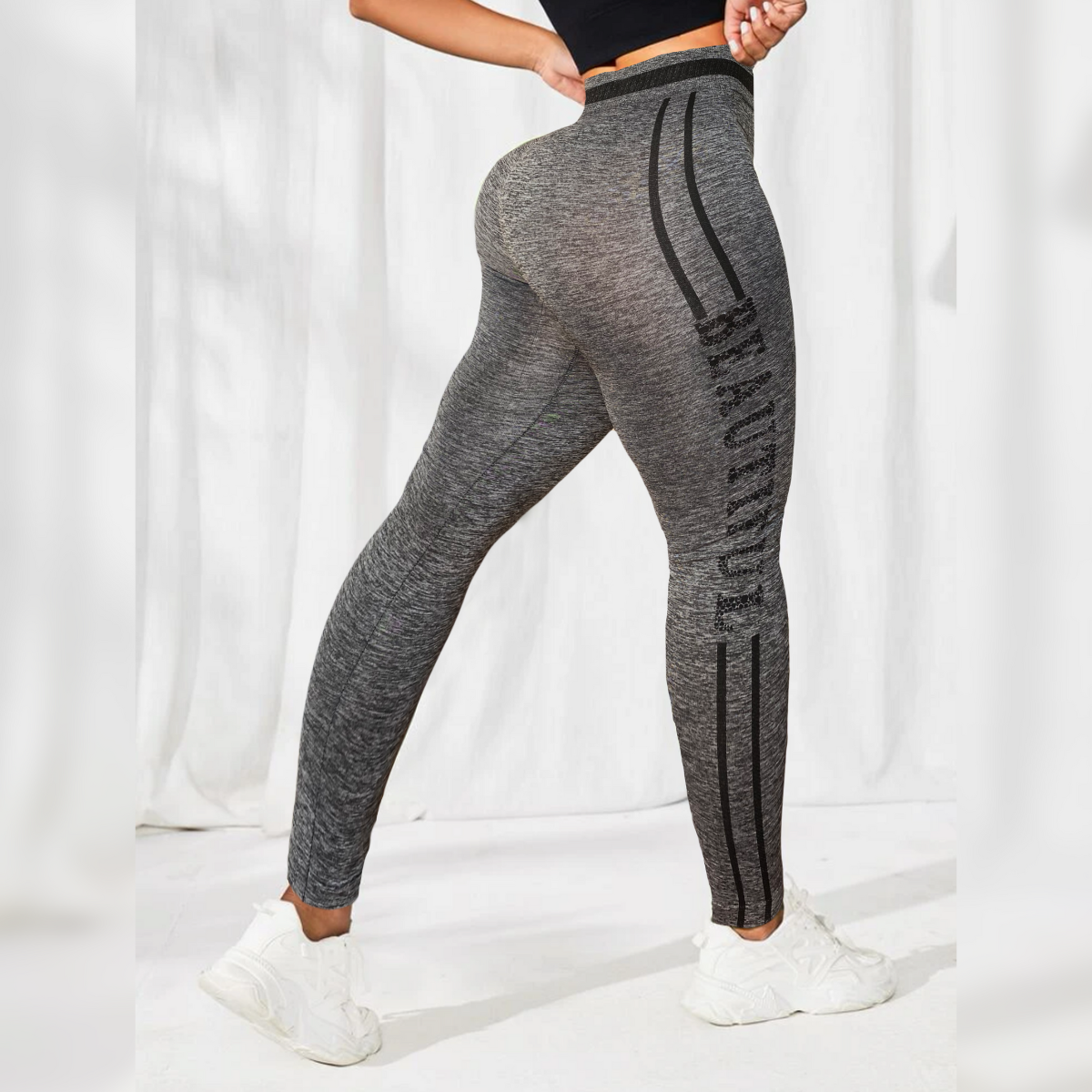 Pack 2 Mallas Afelpadas Lycra Leggins Mujer Mayon Talle Alto