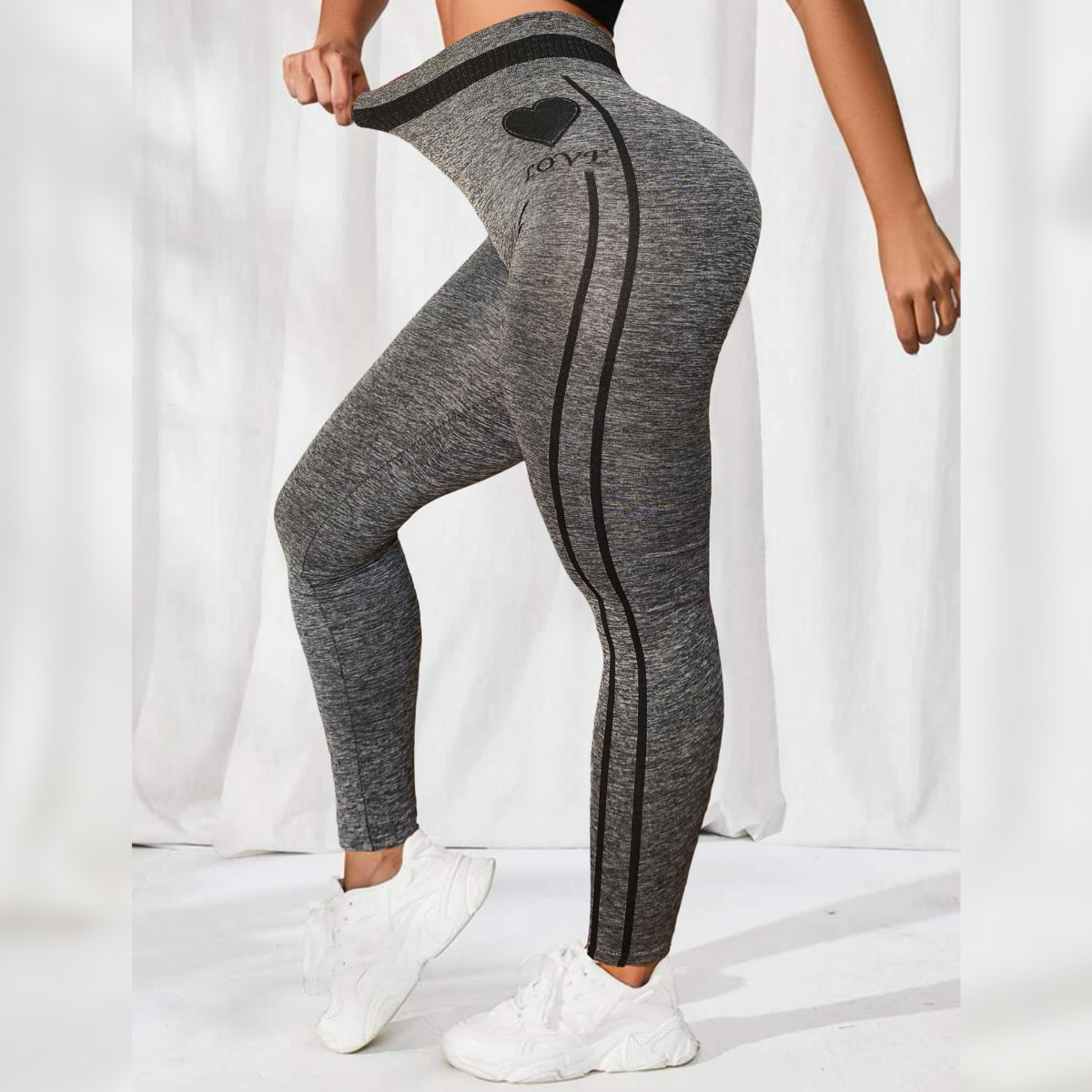 Pack 2 Mallas Afelpadas Lycra Leggins Mujer Mayon Talle Alto