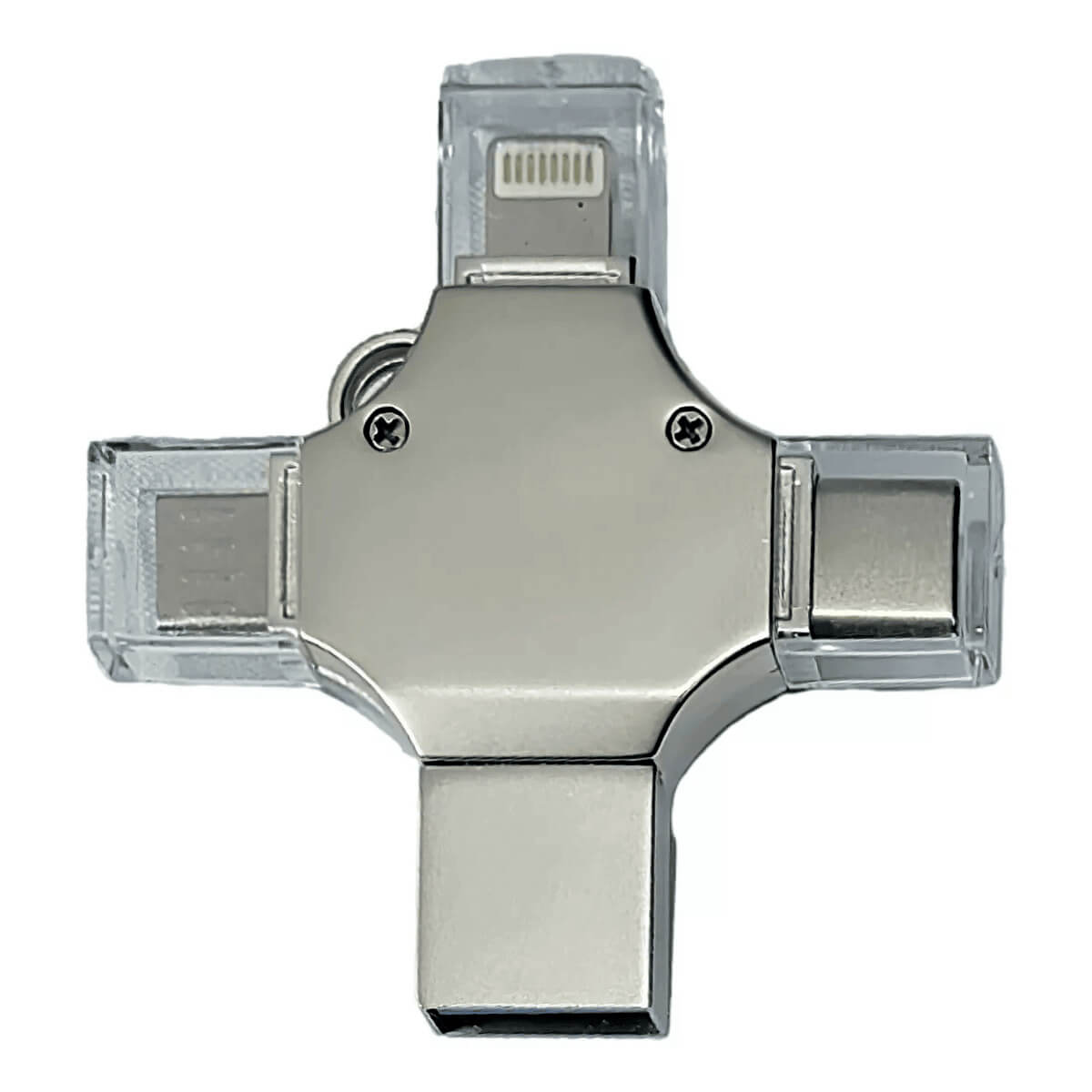 Memoria Otg 4 En 1 iPhone Android iPad Pc Usb-c Lighting 2tb