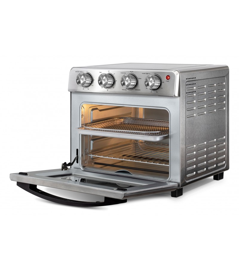 Horno Eléctrico Koblenz HFKM-1400 IN con Freidora de Aire 25 L Plata