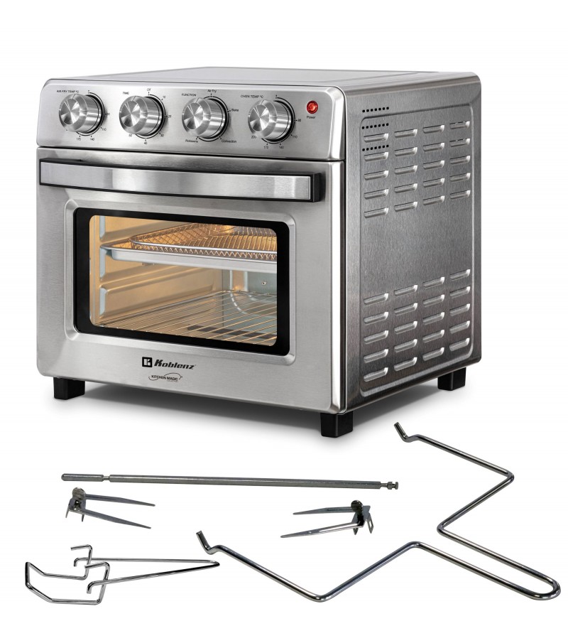 Horno Eléctrico Koblenz HFKM-1400 IN con Freidora de Aire 25 L Plata