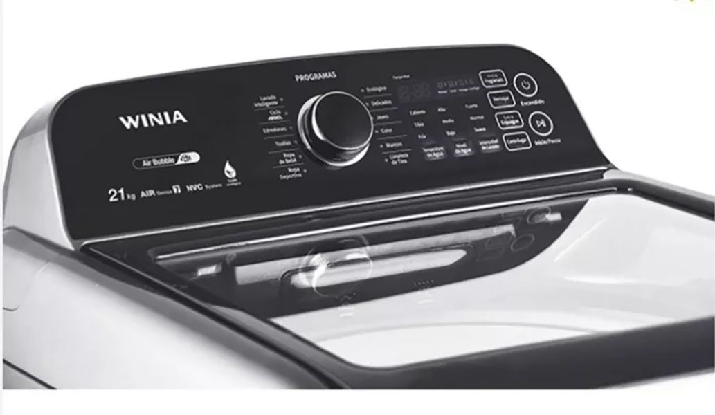 Lavadora Automatica Daewoo Winia Gris De 21kg Dwfbd1b421abm