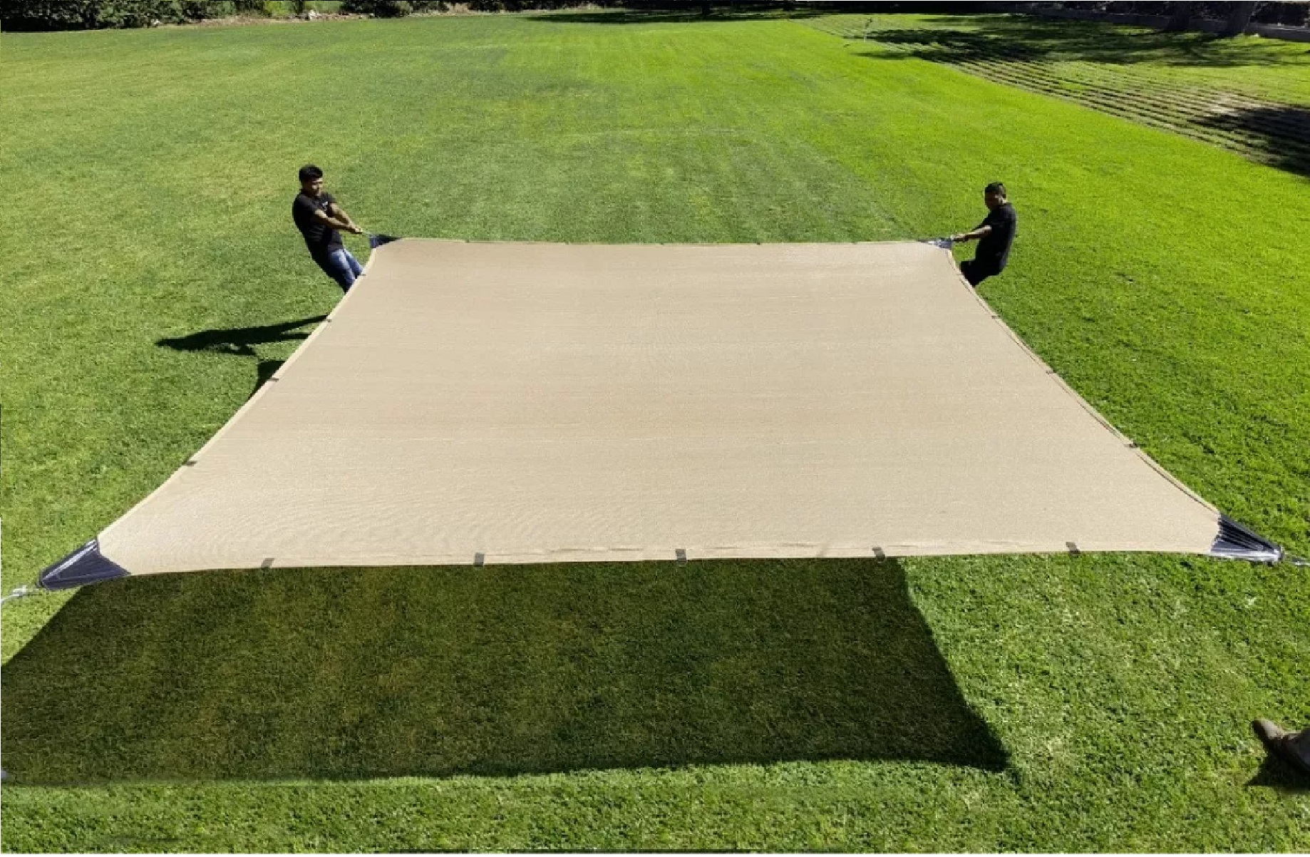 Lona Sombra 4m X 4m Lista Para Instalar.