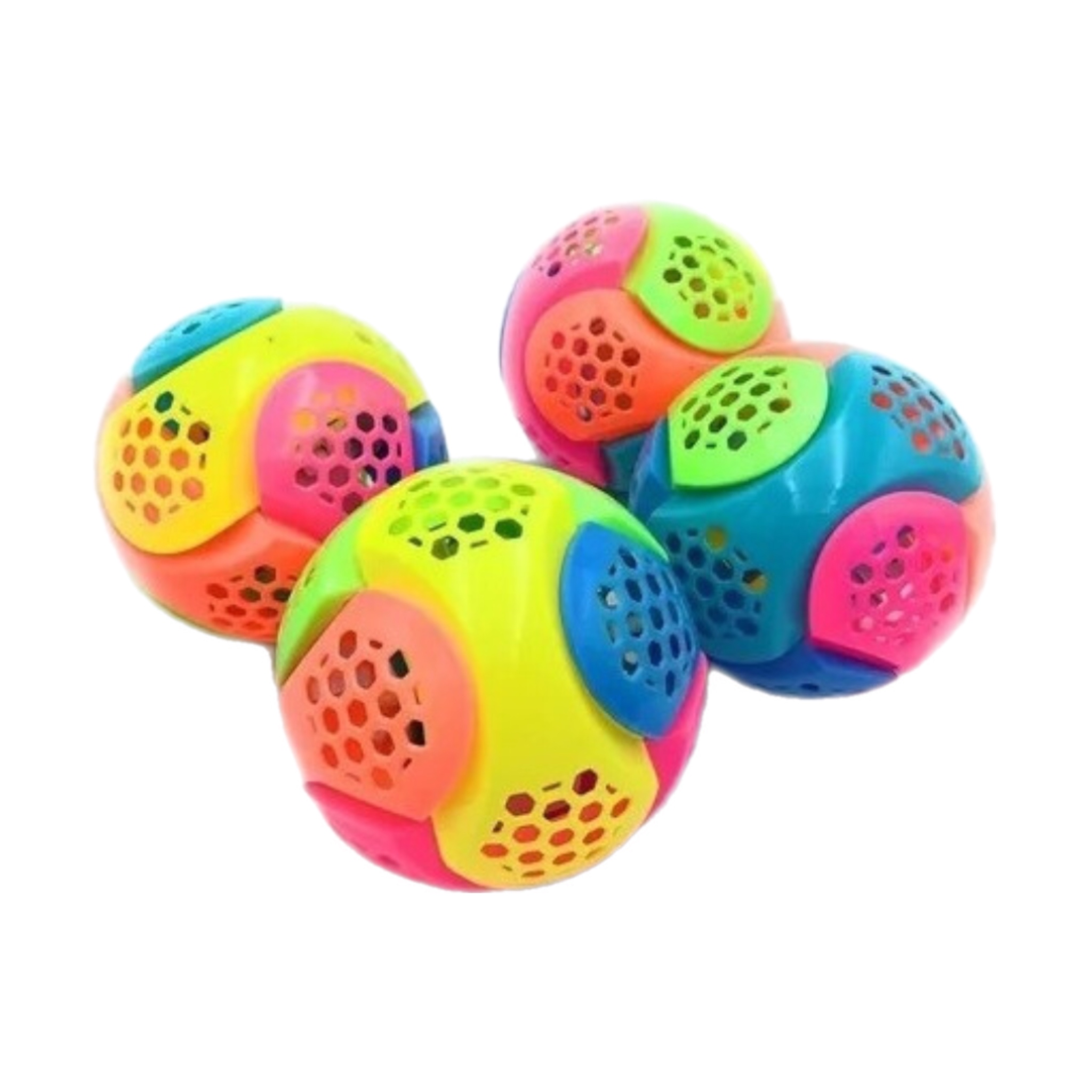 Pelota Rompe Vibra Con Luz Led Sonido Y Movimiento
