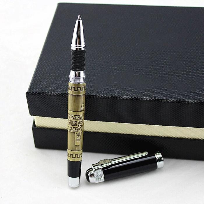 Bolígrafo Tipo Fuente para Dibujo MXAWM-007-2 1pza 0,5mm Punta CaféNegro 1 Tinta Verde Acero Inoxidable Para Cartucho SmallCartri 3,4mm, ArrowMayan