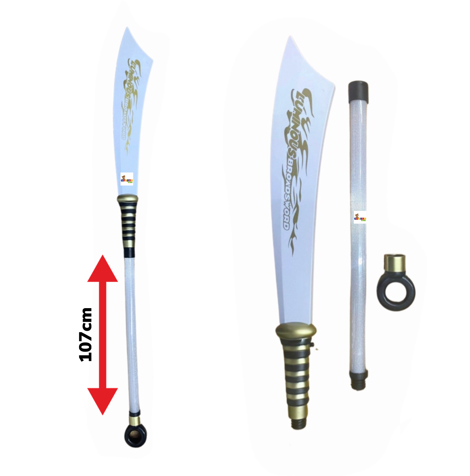 Espada De Juguete Con Luz Y Sonido Al Movimiento 107cm