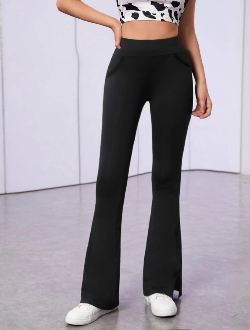 Leggins Mujer Acampanado Jegging Pantalón Alto Mayon Legging