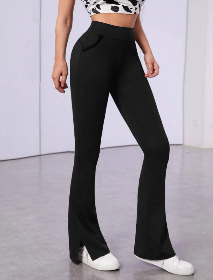 Leggins Mujer Acampanado Jegging Pantalón Alto Mayon Legging