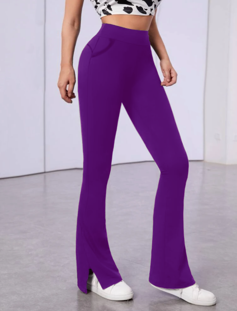 Leggins Mujer Acampanado Jegging Pantalón Alto Mayon Legging