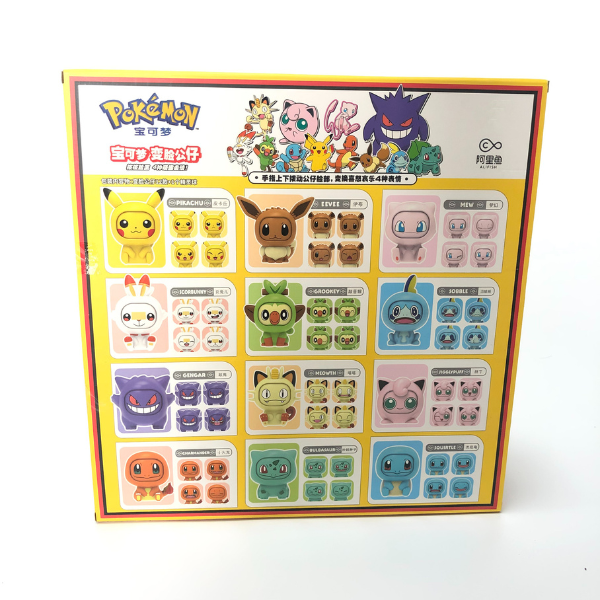 Pokemon Figuras de Accion, Picachu, Bulbasaur, Pokeball, Juguete que cambia la cara para Niños y Niñas, SET 12 pcs