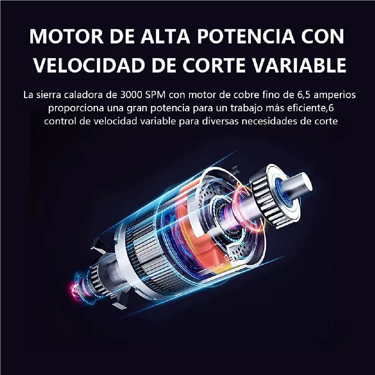 Set Sierra Caladora Profesional 760w+16 Accesorios Con Estuche