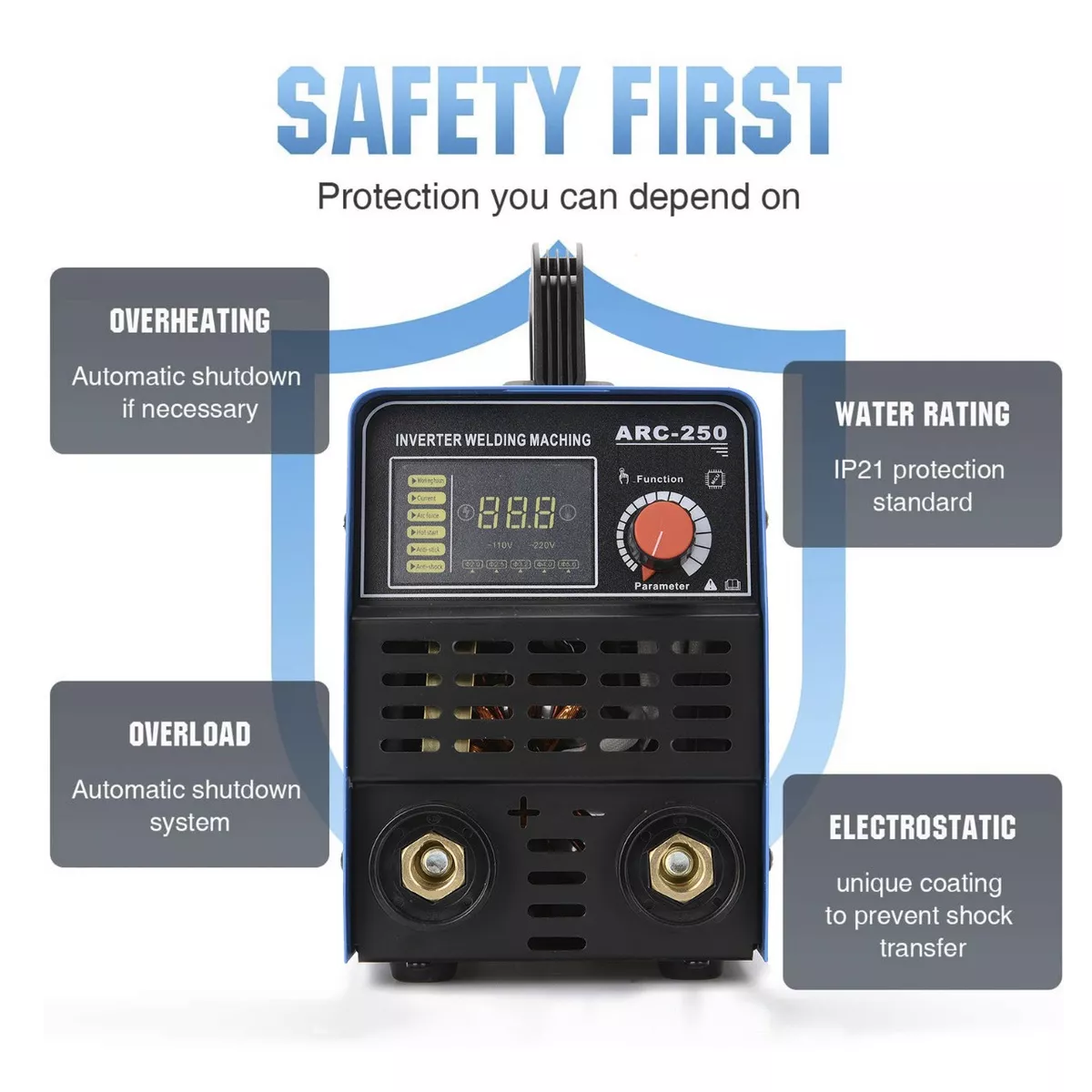 Estación de Soldadura Manual 250amp Power Stick (110/220v)
