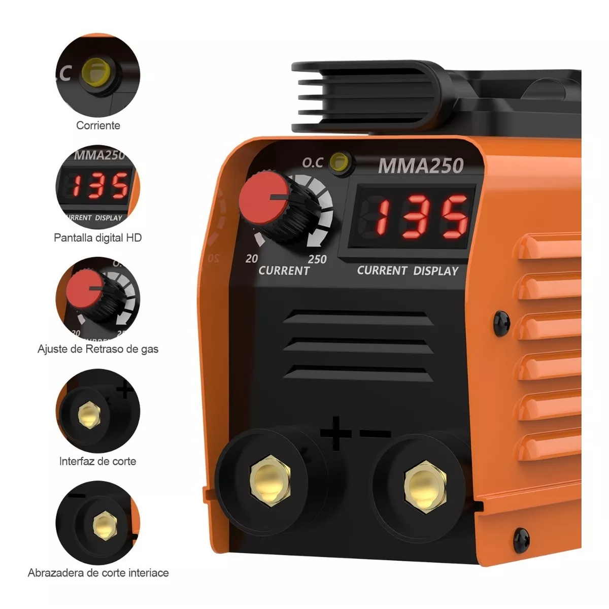 Kit Soldadora Inverter Máquina De Soldar 60hz 110v Inversor