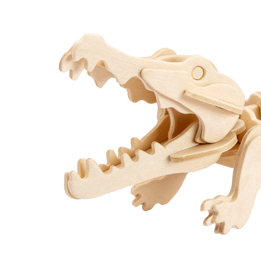 Rompecabezas Cocodrilo 3D Madera Niños Robotime