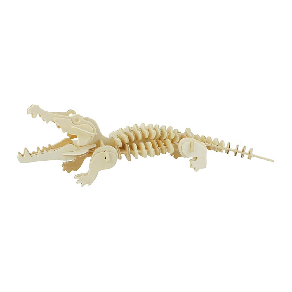 Rompecabezas Cocodrilo 3D Madera Niños Robotime