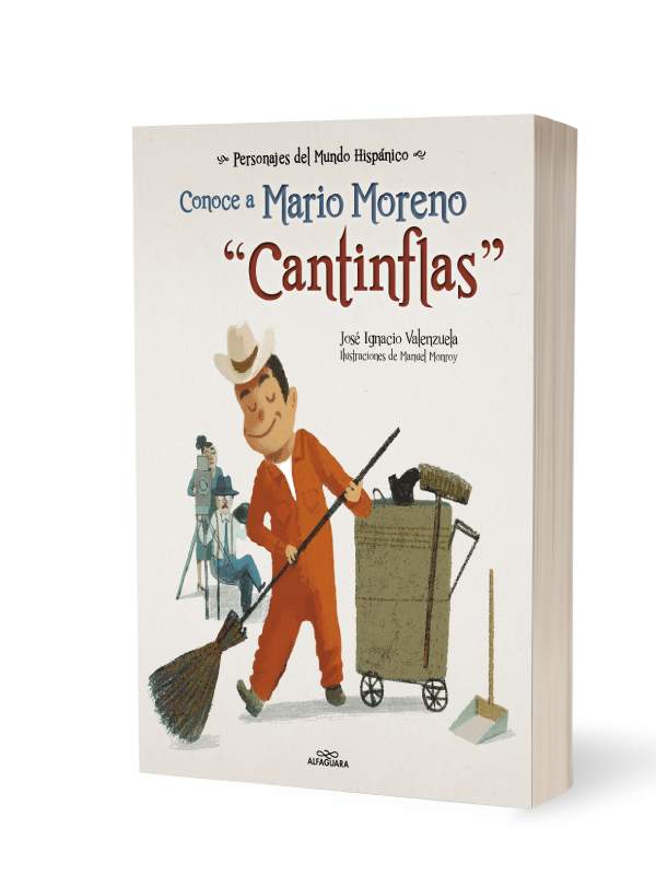 Libro Fisico Conoce a Mario Moreno "Cantinflas"Autor José Ignacio Valenzuela