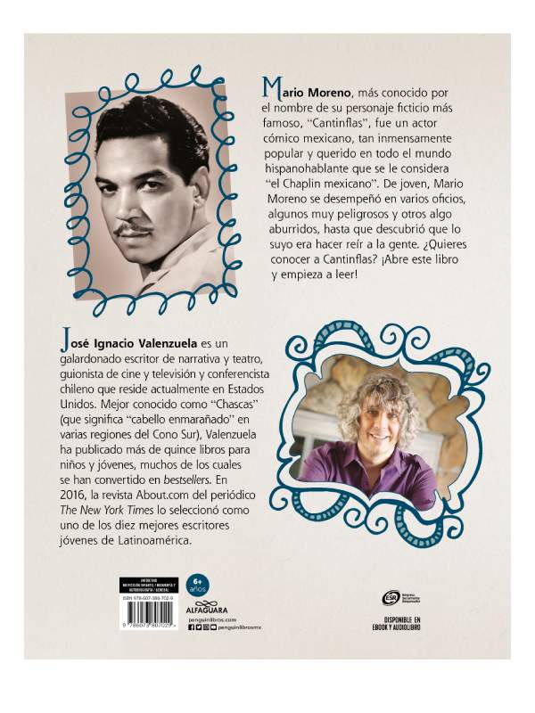 Libro Fisico Conoce a Mario Moreno "Cantinflas"Autor José Ignacio Valenzuela