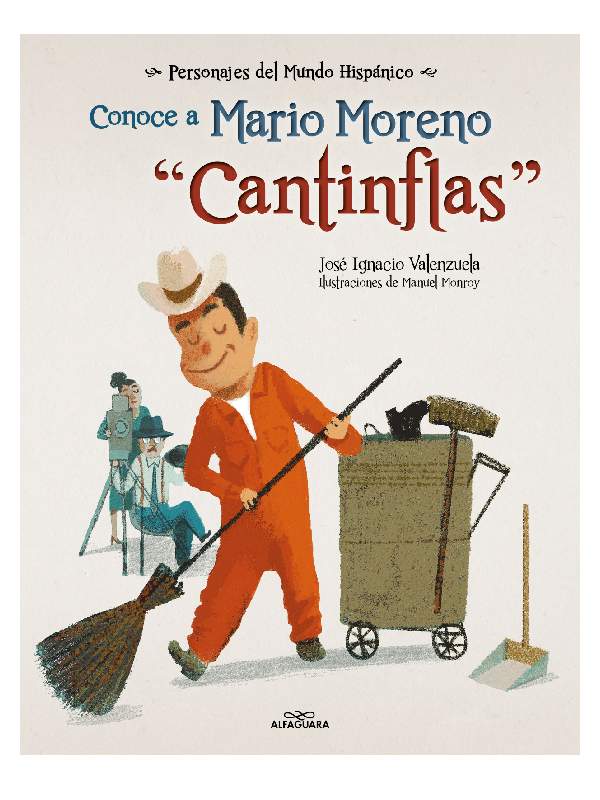 Libro Fisico Conoce a Mario Moreno "Cantinflas"Autor José Ignacio Valenzuela
