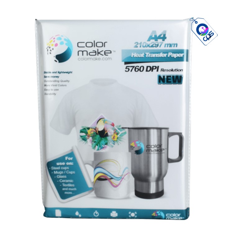 Papel LIGHT para sublimación A4 (3 paquetes de 100 hojas c/u).