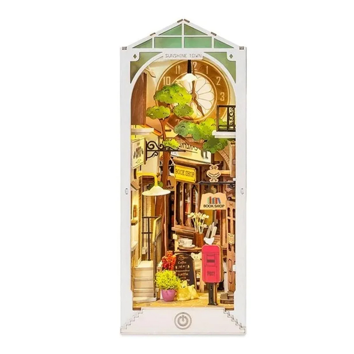 Rompecabezas Miniatura Sunshine Town Madera Robotime