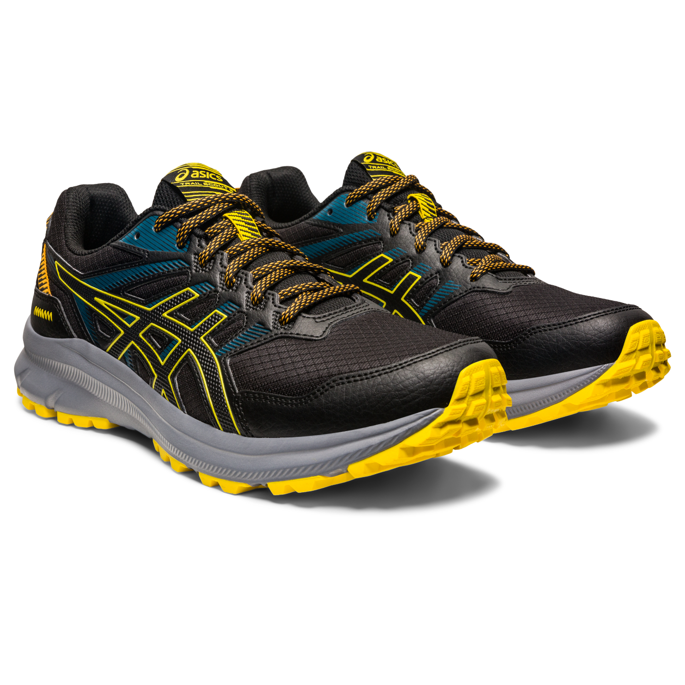 TENIS ASICS HOMBRE NEGRO TRAIL SCOUT 2 1011B181.009 + CALCETAS DE REGALO