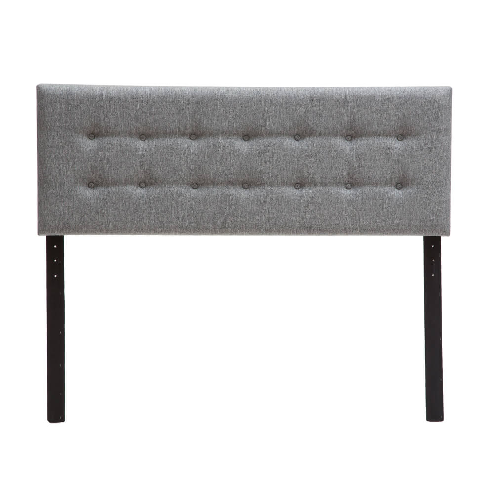 Colchón Matrimonial Spring Air Marte Con Cabecera Bilbao Gris