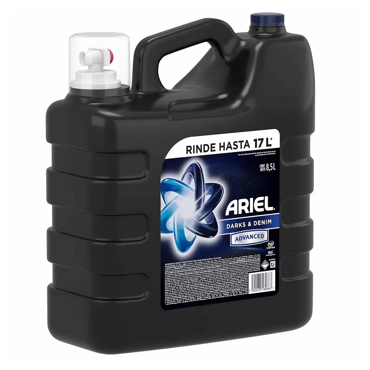 Ariel Black Detergente Líquido para Ropa Negra 8.5 l
